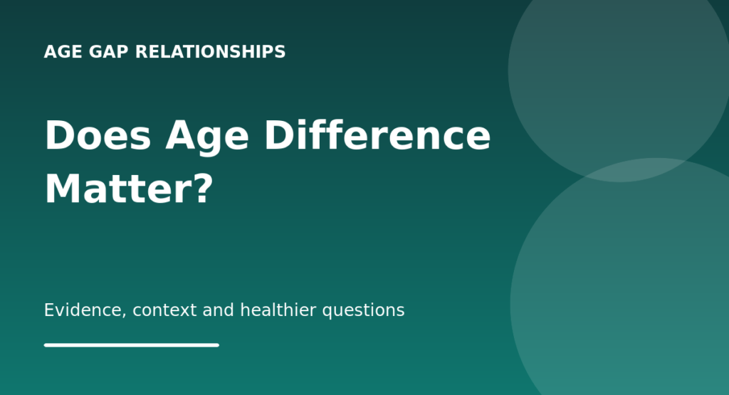 Does Age Difference Matter in a Relationship? featured illustration