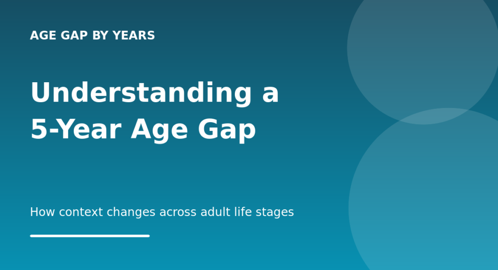 Understanding a 5-Year Age Gap featured illustration