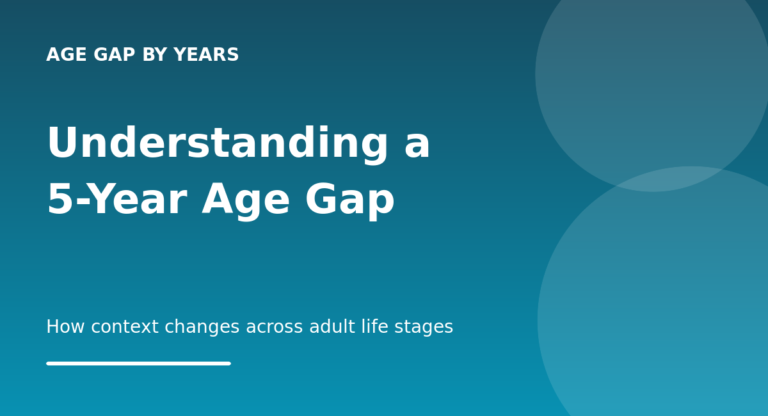 Understanding a 5-Year Age Gap featured illustration
