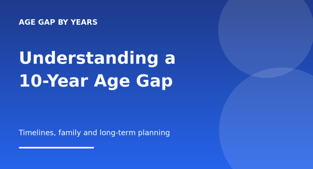 Understanding a 10-Year Age Gap featured illustration